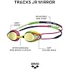 Arena Tracks Junior Mirrored Goggles