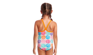 Funkita - Printed One Piece (Toddler Girl) - Cotton Candy