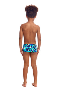 Funky Trunks - Toddler Square Trunks (Toddler Boys) - Holy Sea