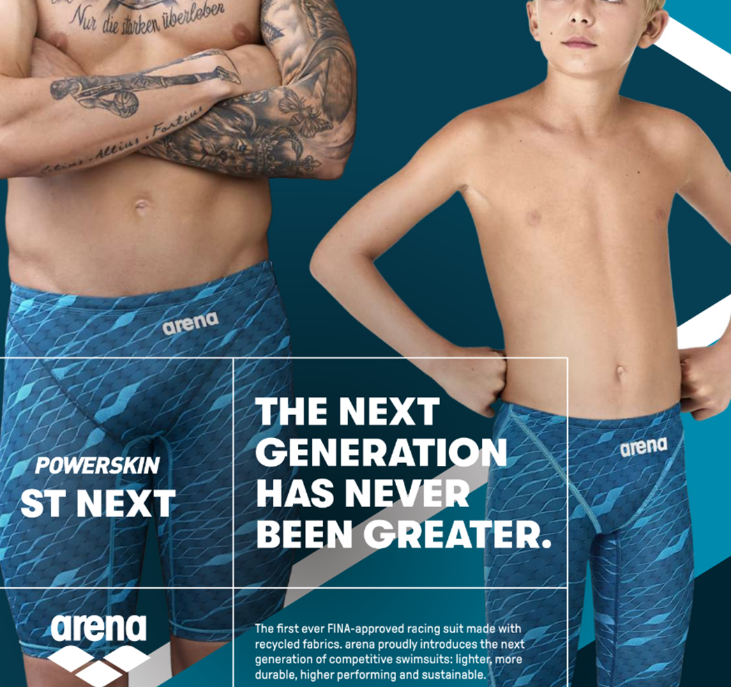 Arena Powerskin ST Next Limited Edition Men Clean Sea Blue Synergy Swimwear