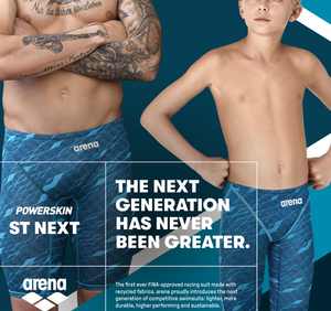 Arena Powerskin ST Next Limited Edition - Boys - Clean Sea Blue