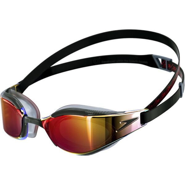 Goggles - Speedo Fastskin Hyper Elite Mirror Black/Grey/Fire